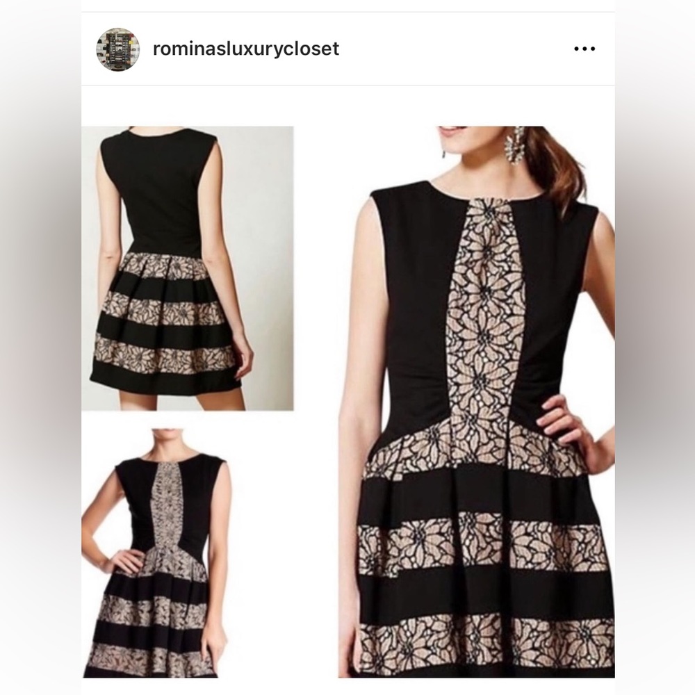 🖤Anthropology- Eva Franco Laced Panels Strata Dress 🖤